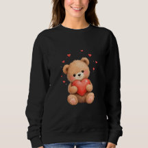 Ours en peluche de la Saint-Valentin avec cœur