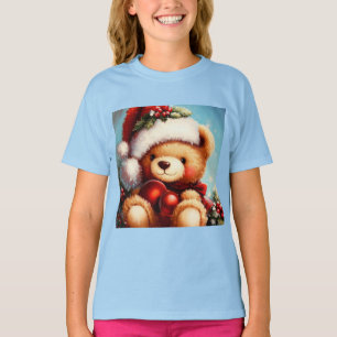 T-shirt Ours en peluche de Noël 4
