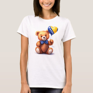 T-shirt ours en peluche & drapeau de Bosnie-Herzégovine.
