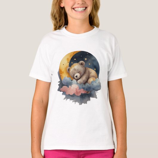 T-shirt Ours en peluche mignon (Devant)