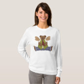 T-shirt Ours en peluche Steampunk avec ailes de fées (Devant entier)