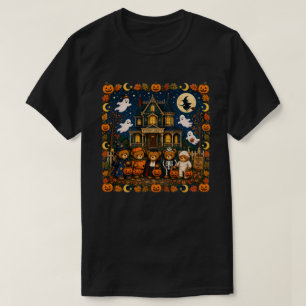 T-shirt Ours en peluche vintage Halloween effrayant pour l