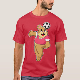 T-shirt Ours en tant que joueur de football