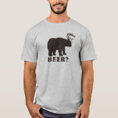 T-shirt Ours et cerfs = Bière ? Drunk Redneck Tee (Devant)