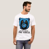 T-shirt ours failli bonne humeur humour citation expressio (Devant entier)