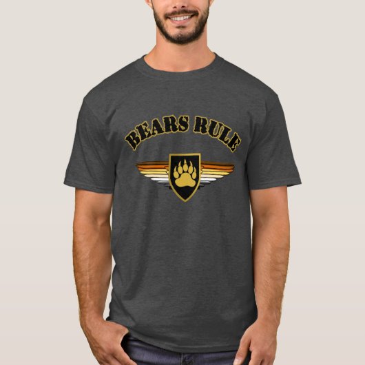T-shirt Ours fantastiques Règle Ours Pride Drapeau Ailes O (Devant)