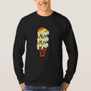 T-shirt Ours Fraternité Drapeau Ours Gay Icecream Hilarié