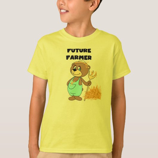 T-shirt Ours Futur Agriculteur (Devant)