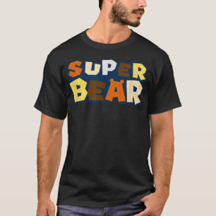 T-shirt ours gai avec l'ours drapeau de la fierté