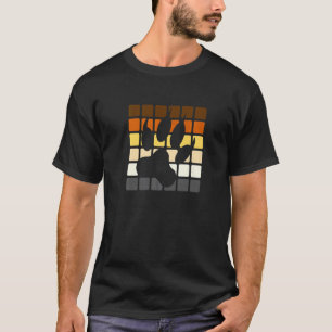 T-shirt Ours gay avec Fierté ours Drapeau Lunettes de sole