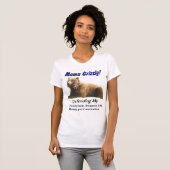 T-shirt ours gris de maman (Devant entier)
