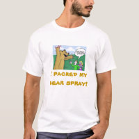 Ours gris, j'ai emballé mon jet d'ours ! Chemise