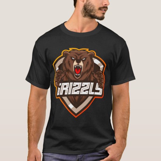 T-shirt Ours grizzli 2 (Devant)