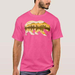 T-shirt Ours grizzli animal motif sauvage forêt l