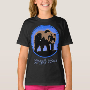 T-shirt Ours grizzli en hiver - Art original de la faune T