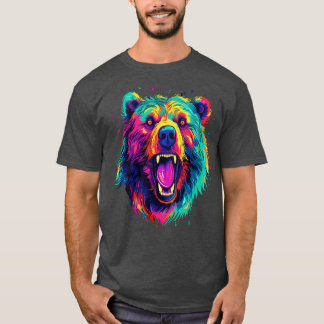 T-shirt Ours grizzli souriant