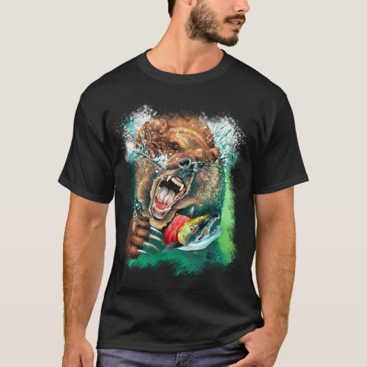 T-shirt Ours grizzly (Devant)