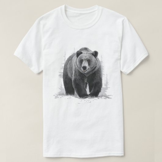 T-shirt Ours Grizzly (Design devant)