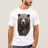 T-shirt Ours Grizzly Approchant (Devant)