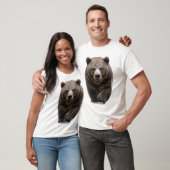 T-shirt Ours Grizzly Approchant (Unisexe)