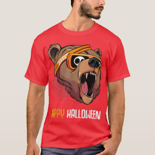 T-shirt Ours Grizzly Dans Les Lunettes De Soleil Costume D