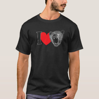 T-shirt Ours Grizzly pour femmes hommes maman papa