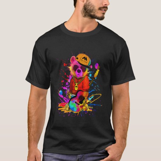 T-shirt Ours Hip hop (Devant)