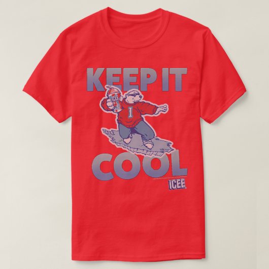 T-shirt Ours ICEE Conserver Surf Cool Pose Premium (Design devant)