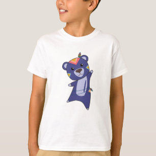 T-shirt Ours Indien Ours Fashing Teddy Feather