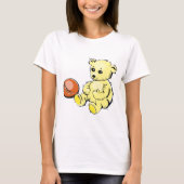 T-shirt Ours Jaune Teddy (Devant)