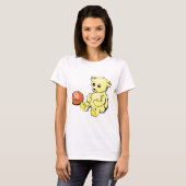 T-shirt Ours Jaune Teddy (Devant entier)