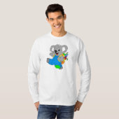 T-shirt Ours Koala avec sac à dos (Devant entier)