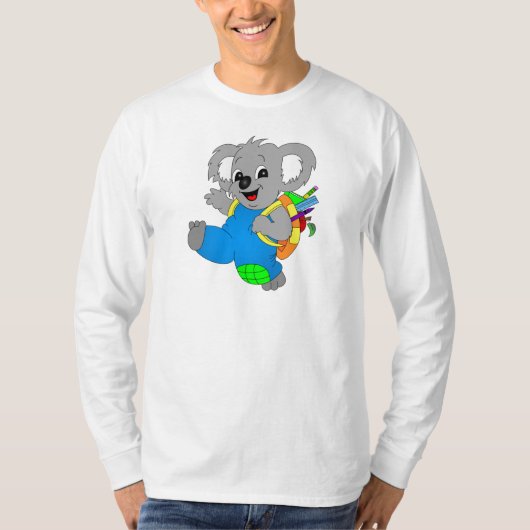 T-shirt Ours Koala avec sac à dos (Devant)