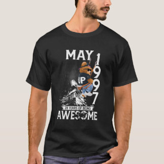 T-shirt Ours légendaires 28e anniversaire mai 1997 28 ans