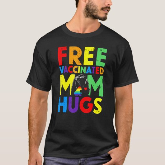 T-shirt Ours Libre Entièrement Vacciné Maman Ennuis Fier A (Devant)