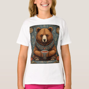 T-shirt Ours majestueux