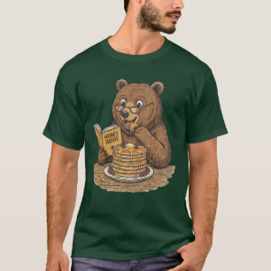 T-shirt Ours Mangeant des Crêpes Guide du Miel