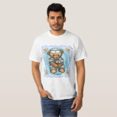 T-shirt Ours marin  (Devant entier)