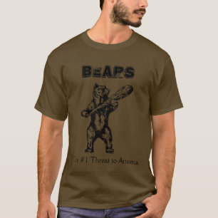 T-shirt Ours, menace #1 vers l'Amérique