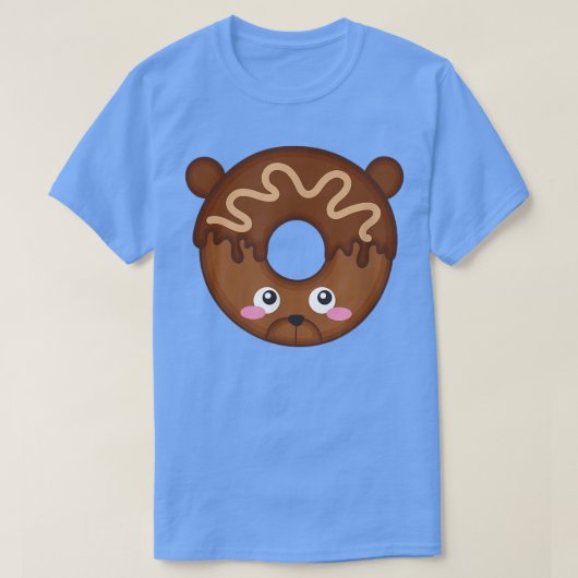 T-shirt Ours mou Donut Grizzly Donuts Ours Anime 539 (Design devant)