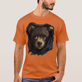 T-shirt Ours noir