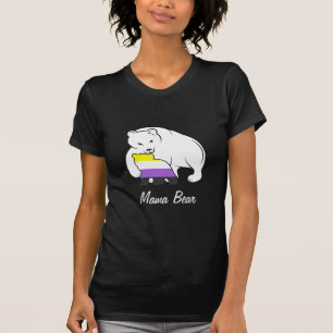T-shirt Ours non binaire Mama Ours non binaire