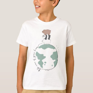 T-shirt Ours nus - Prenez soin de votre maison