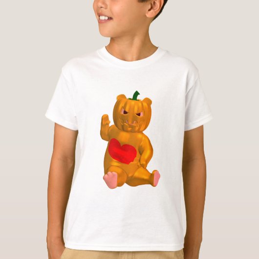 T-shirt Ours orange (Devant)