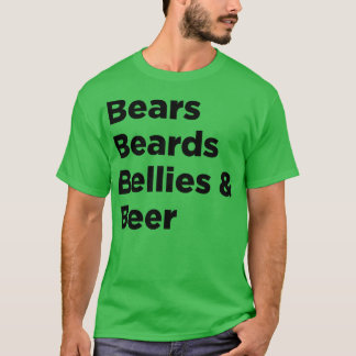 T-shirt Ours Ours Oreilles Bière