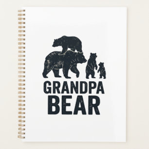 T-shirt ours ours papy vintage gravure famille our