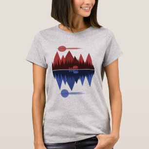 T-shirt Ours & oursons (Rouge/Bleu)