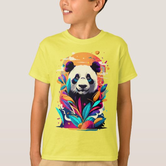 T-shirt Ours Panda Cute - Couleur Panda - Panda (Devant)