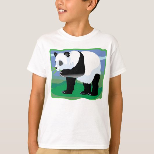 T-shirt Ours panda de jungle (Devant)
