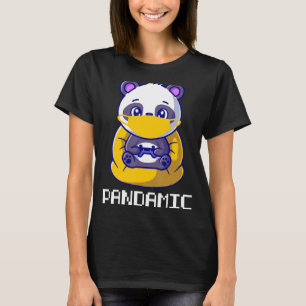 T-shirt Ours Pandamique Avec Masque Pandemic Panda Jeu